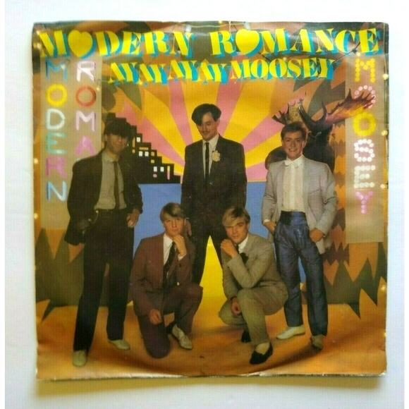 Modern Romance Ay Ay Ay Ay Moosey 7" Vinyl Record Synth-Pop 1981 Netherlands - Picture 3 of 3